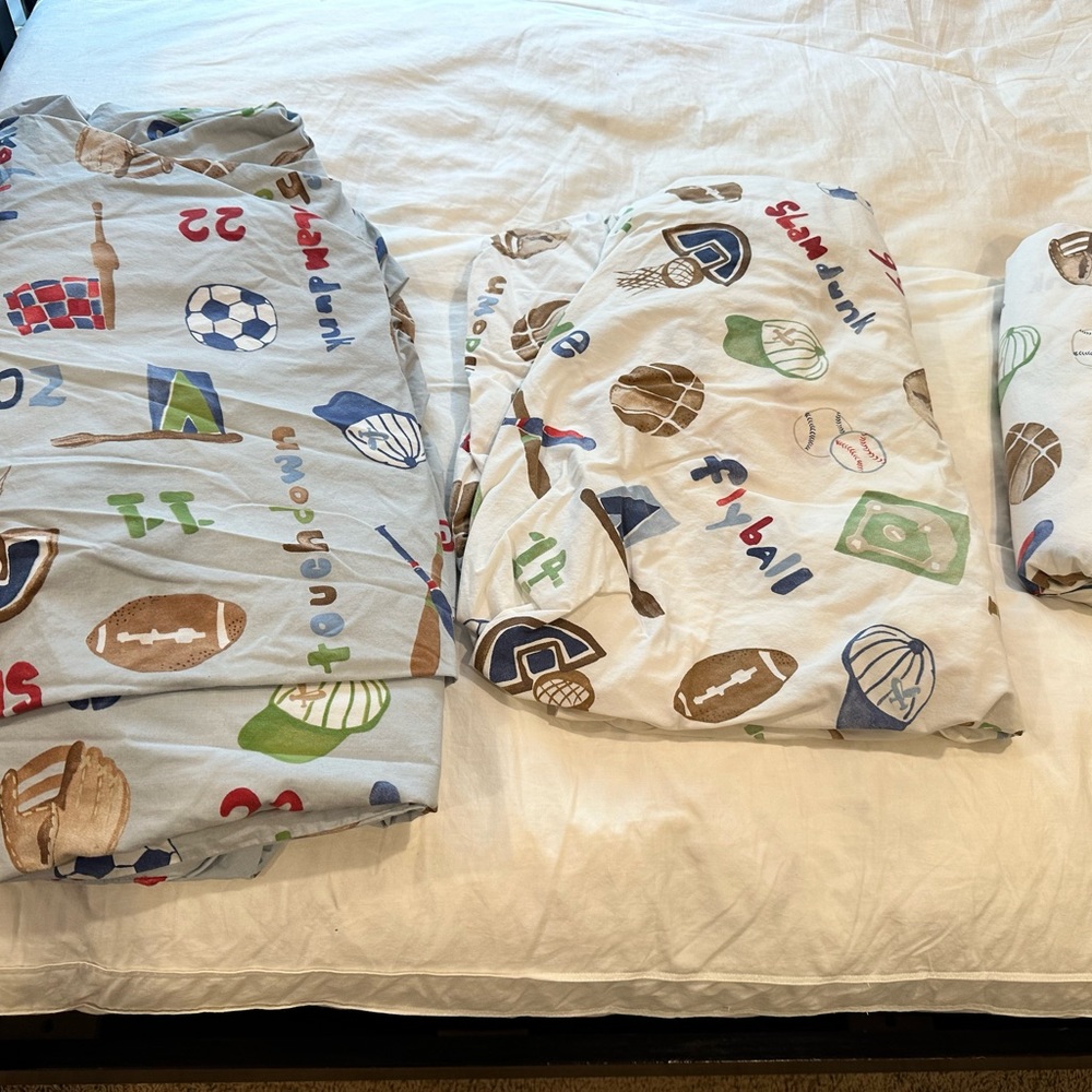 Pottery Barn- Sports queen set